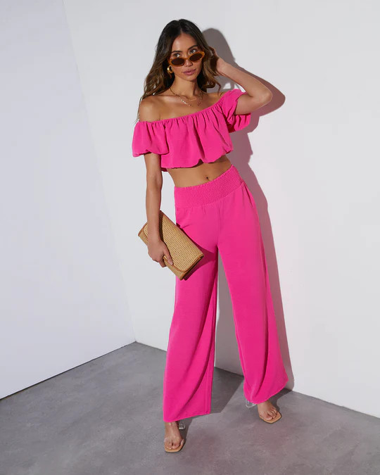 Maldives Off The Shoulder Crop Top | VICI
