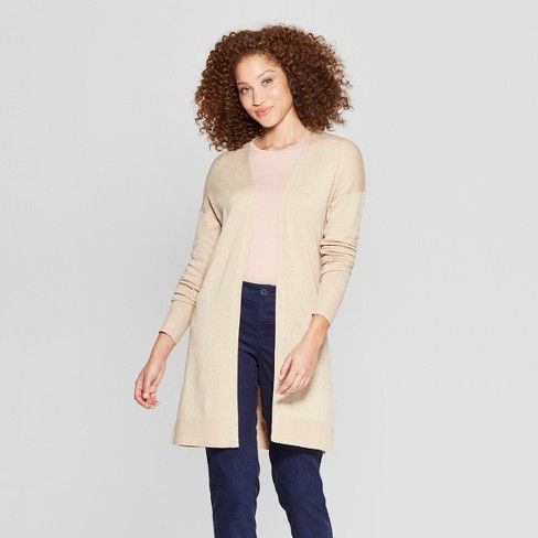Women's Long Sleeve Open Cardigan Sweater - A New Day™ | Target