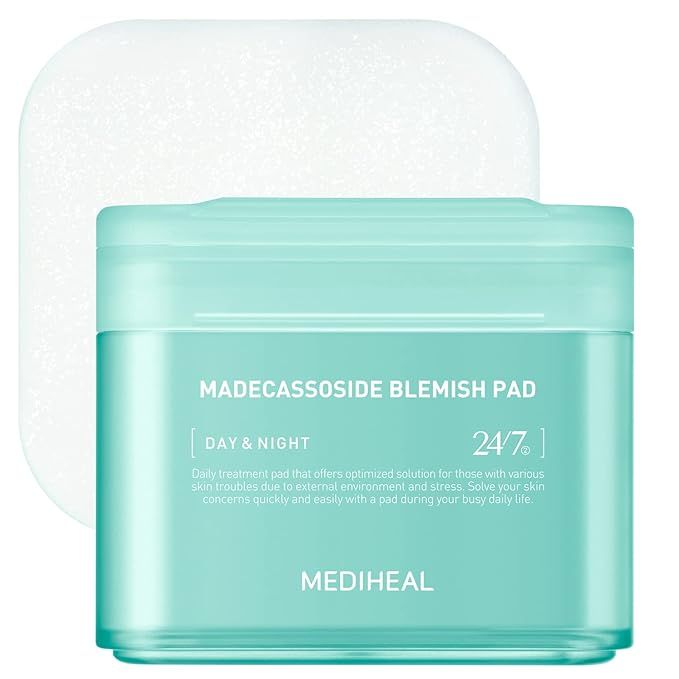 MEDIHEAL Madecassoside Cotton Facial Pads - Toner Pads with Centella Asiatica to Improve Uneven S... | Amazon (US)