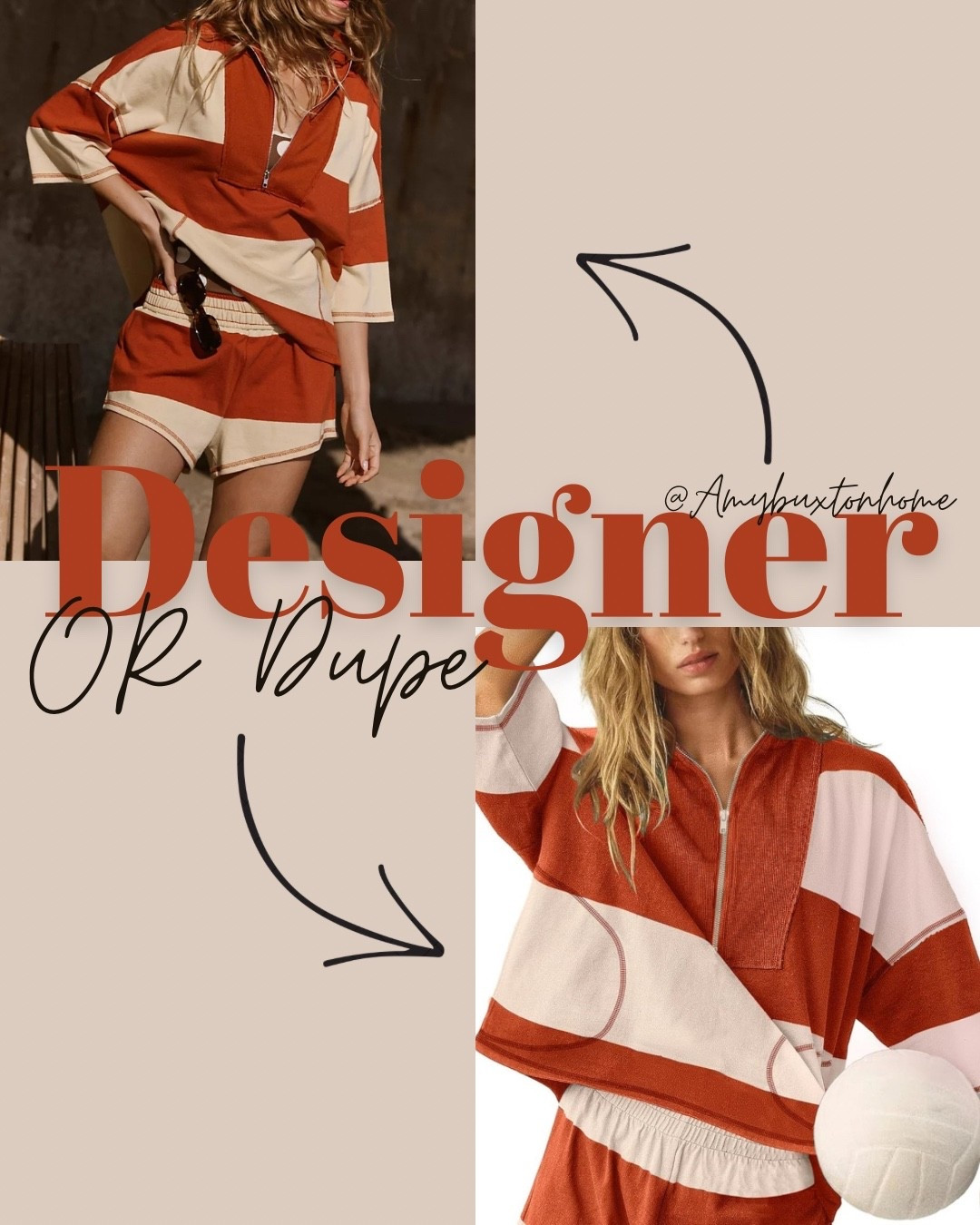 Rugby 2 piece Designer or Dupe✨
Could you even tell the difference?
Take your pick on name or price what’s more important? Let me know.

#fp #dupe #designer #amybuxtonhome

#LTKItBag #LTKStyleTip #LTKU