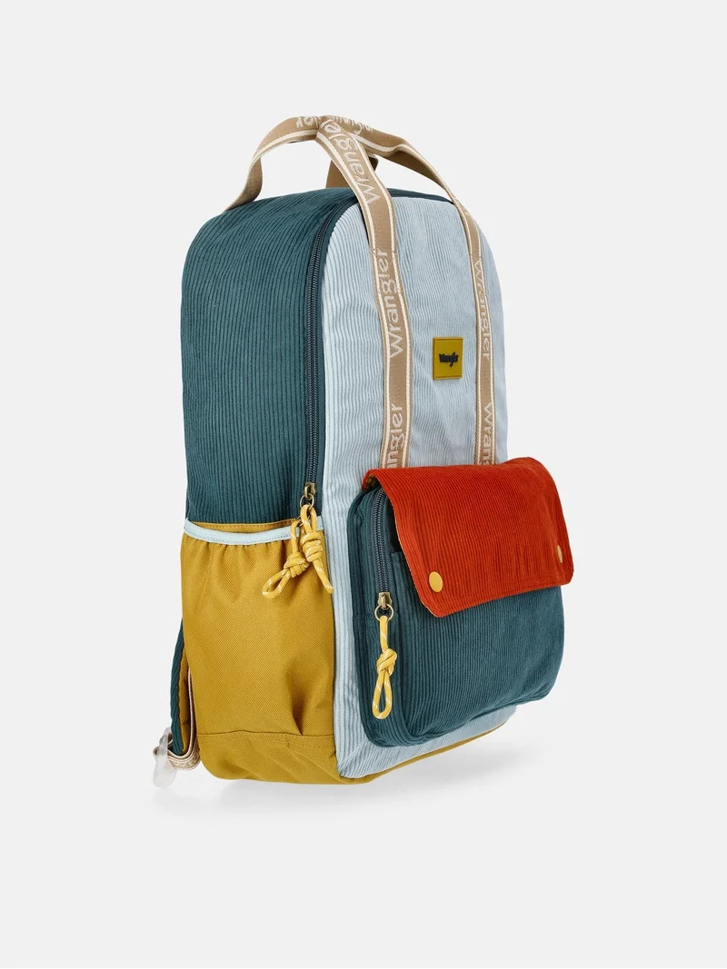 Wrangler Unisex 17" Golden Color Block Backpack, Gold | Walmart (US)