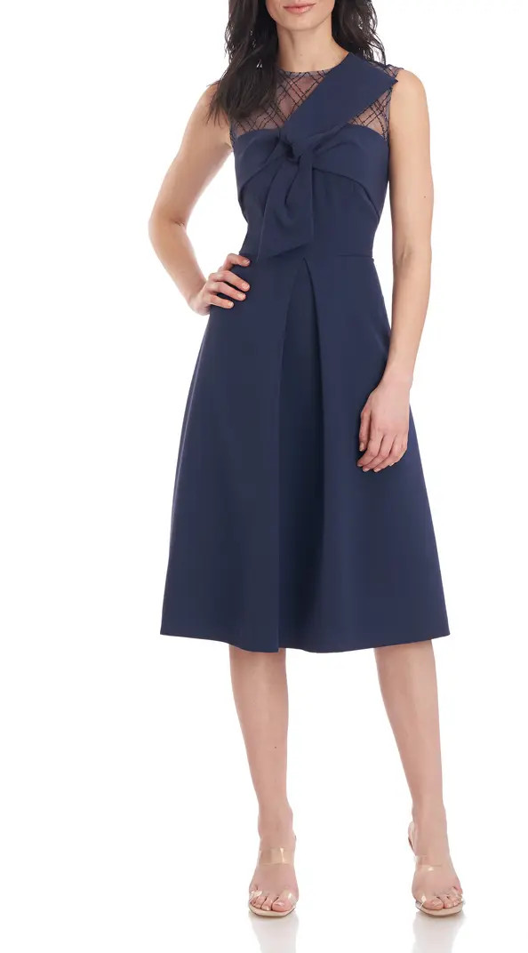 JS COLLECTIONS Reille Bow Detail Cocktail Dress | Nordstromrack | Nordstrom Rack