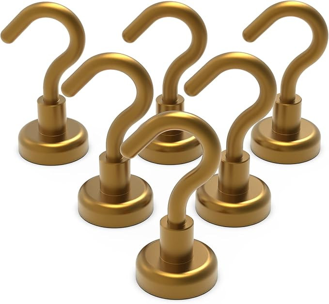 Ant Mag Strong Magnet Hooks 22LBS Pulling Force Neodymium Hooks Hangers Heavy Duty Used for Home ... | Amazon (US)