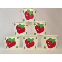 Strawberry Party Snack Cups, Birthday Cups, Strawberry Party Supplies, Fruit Cups, Farmers Market Cups, Strawberry Favors | Etsy (US)