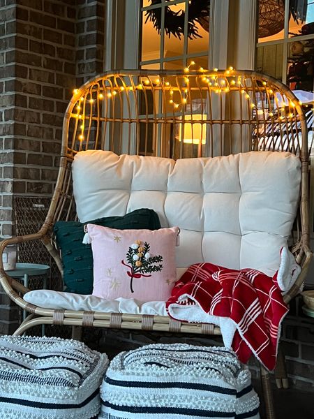 Fairy lights, Christmas throw pillows, Christmas throw blanket, holiday pillows, holiday blanket, egg chair, Christmas lights 

#LTKunder50 #LTKHoliday #LTKSeasonal