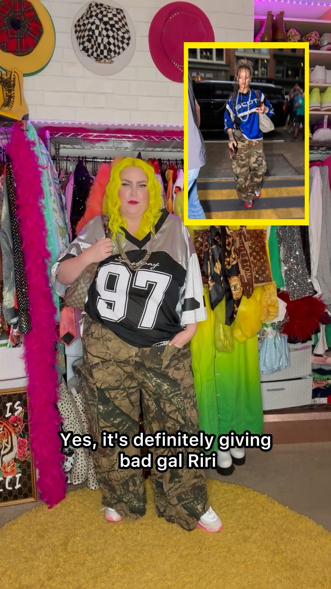 Recreating this cute Rihanna look I found on Pinterest and make it plus size! 

#LTKPlusSize #LTKStyleTip