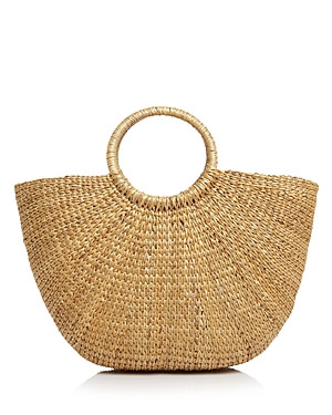 remi & reid Ring Handle Straw Tote | Bloomingdale's (US)