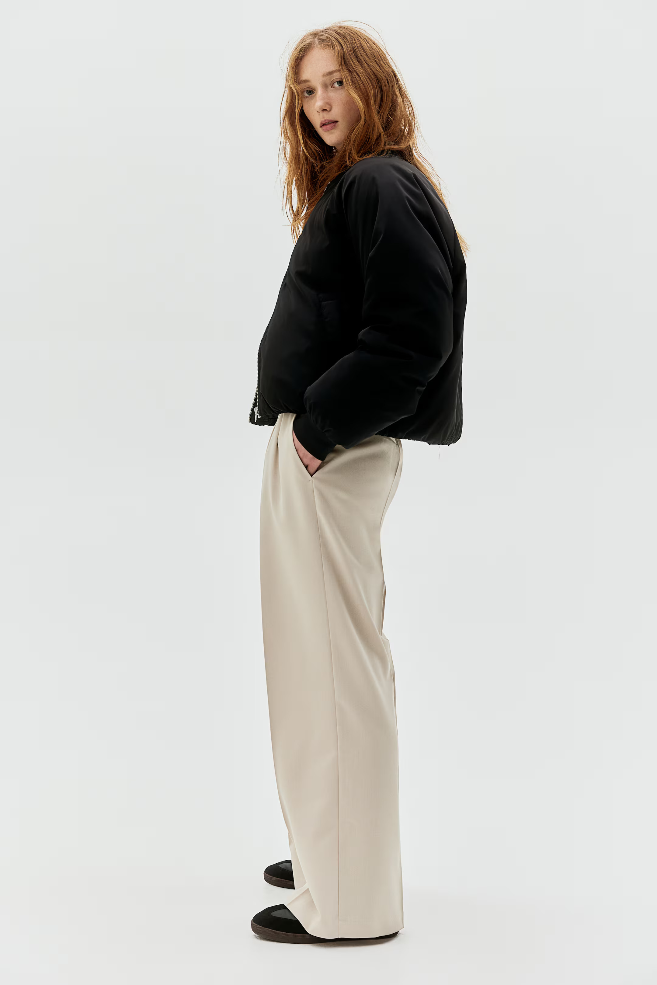 Dress Pants - Taupe - Ladies | H&M CA | H&M (US + CA)
