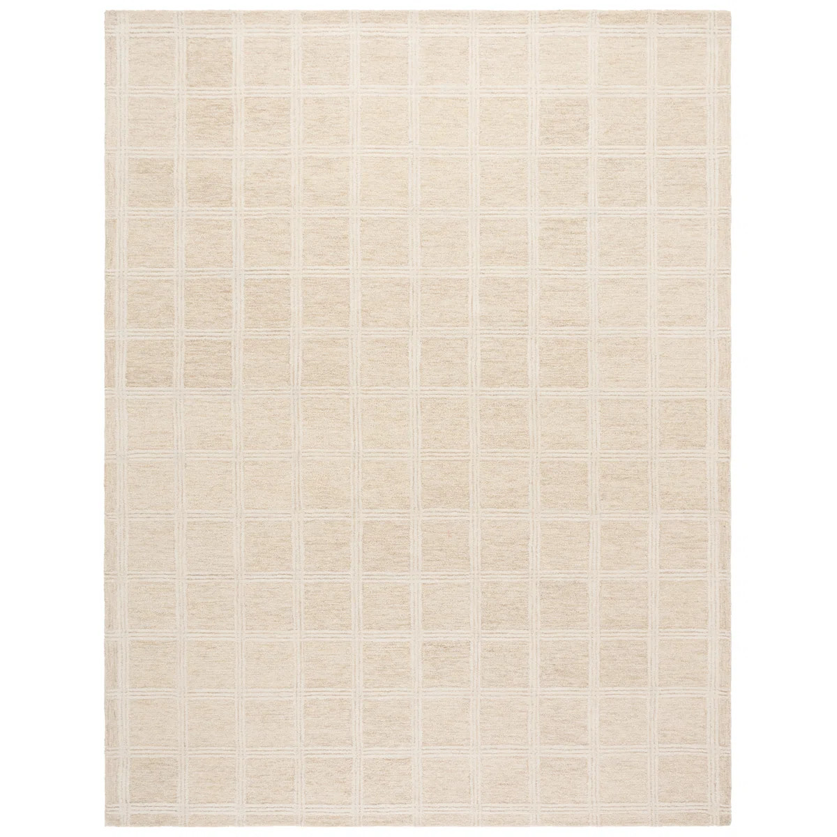 Karnak Hand Tufted Wool & Cotton Plaid Rug | Wayfair North America