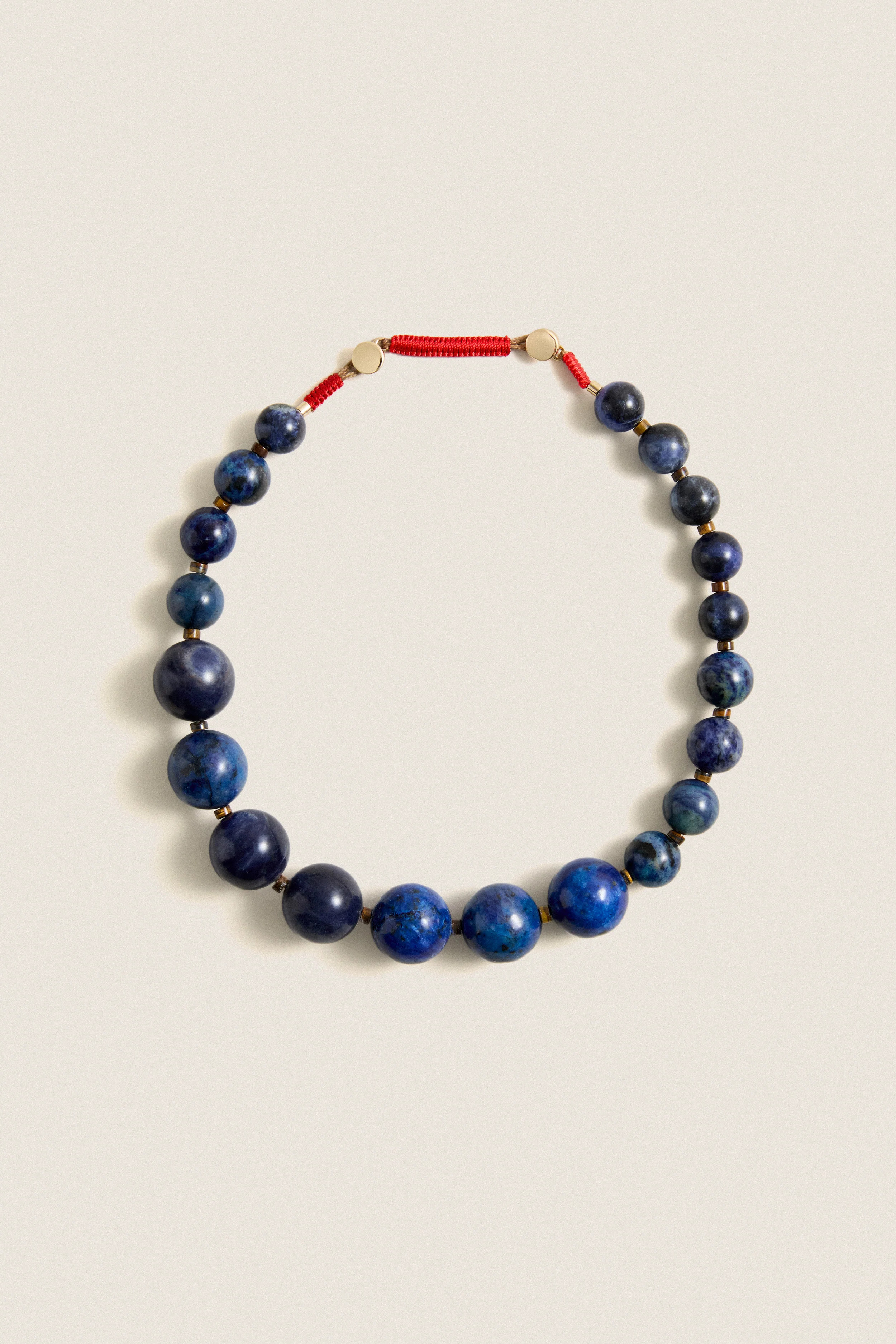 Lapis Large Beaded Semi Necklace | Tuckernuck (US)