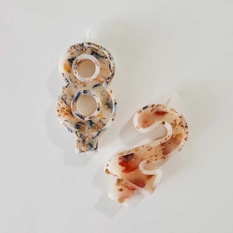 100% Pure Beeswax Celebration Candles - Happy Birthday, Anniversary, New Year, Party - Natural Bo... | Etsy (US)