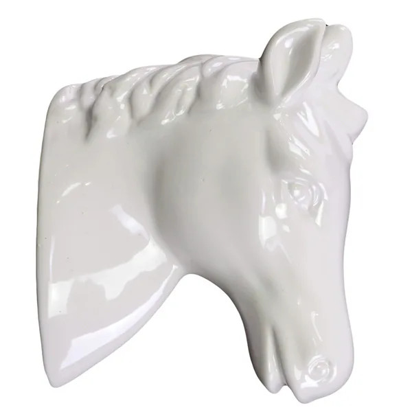 White Ceramic Horse Head | Bed Bath & Beyond