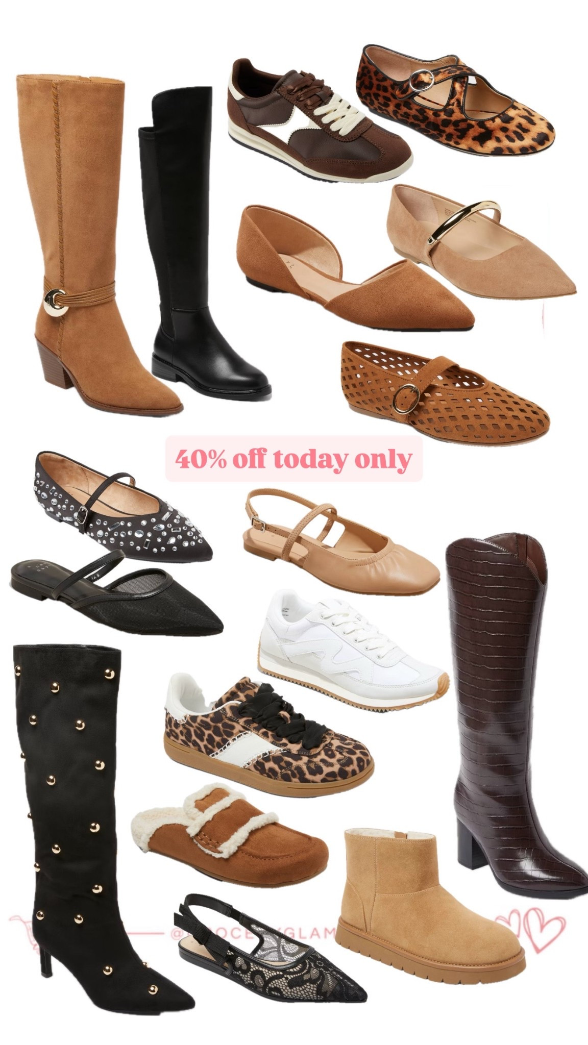40% off all shoes today only!!!

#LTKFindsUnder50 #LTKSaleAlert #LTKShoeCrush