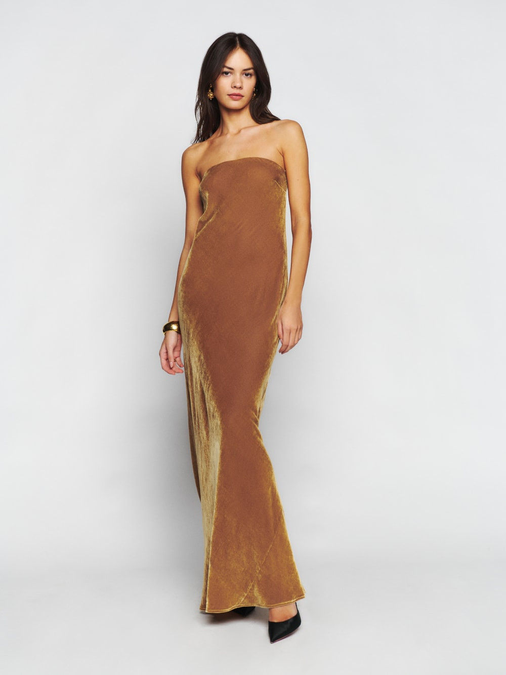 Sylvania Velvet Dress | Reformation (Global)