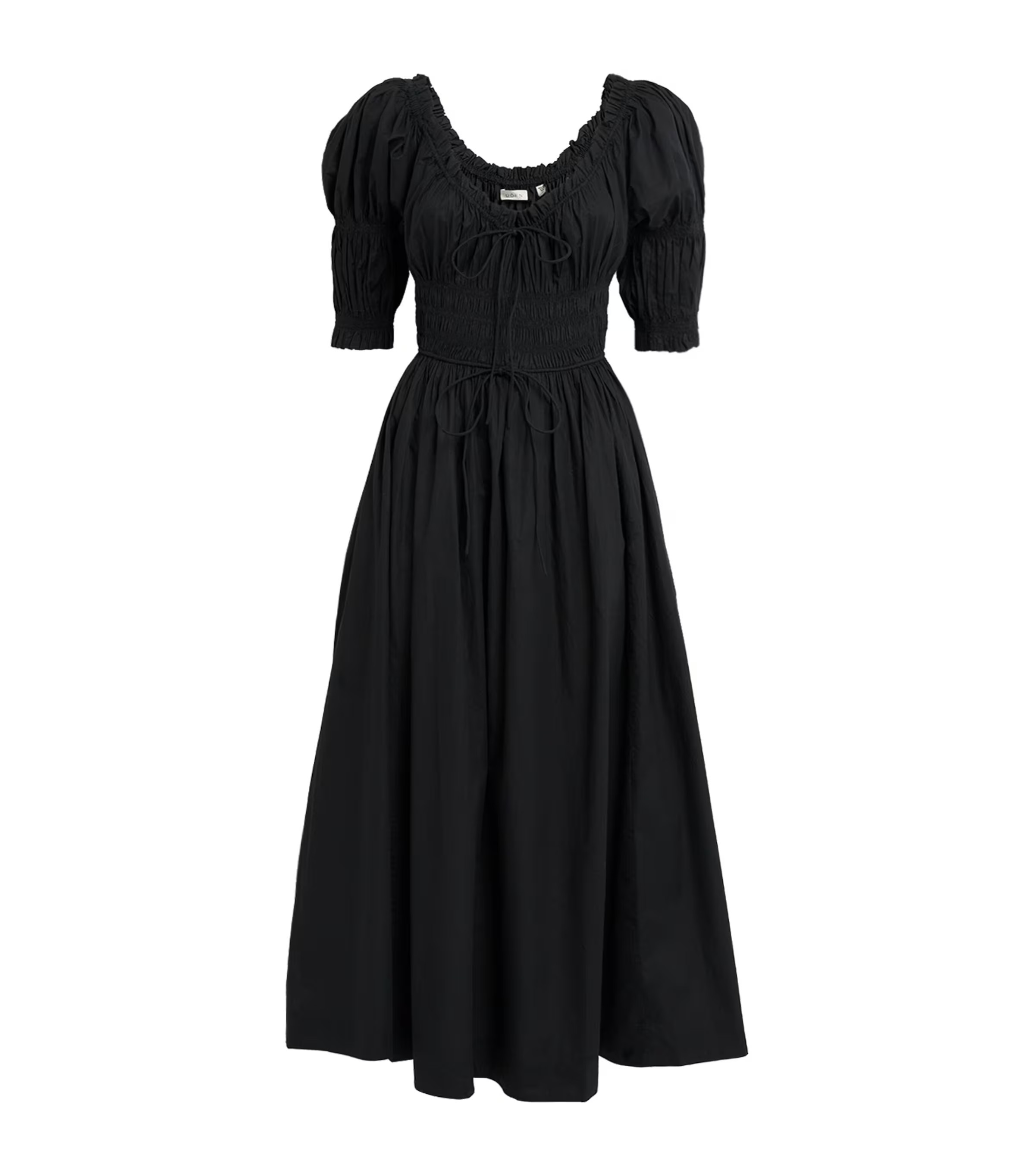Dôen Organic Cotton-Blend Ischia Midi Dress | Harrods