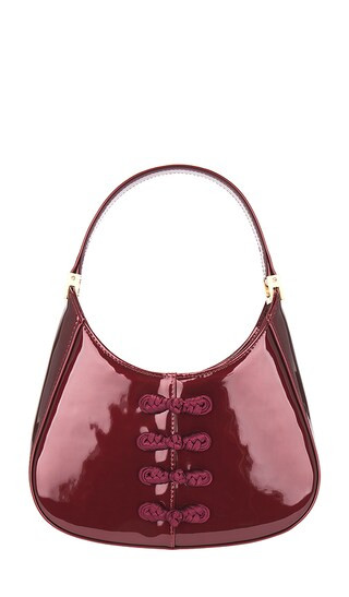 Mini Sau Patent Bag in Bordeaux | Revolve Clothing (Global)