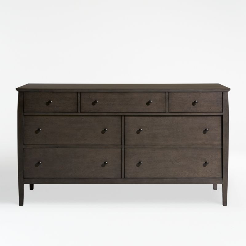 Mason Shadow 7-Drawer Grey Dresser + Reviews | Crate & Barrel | Crate & Barrel