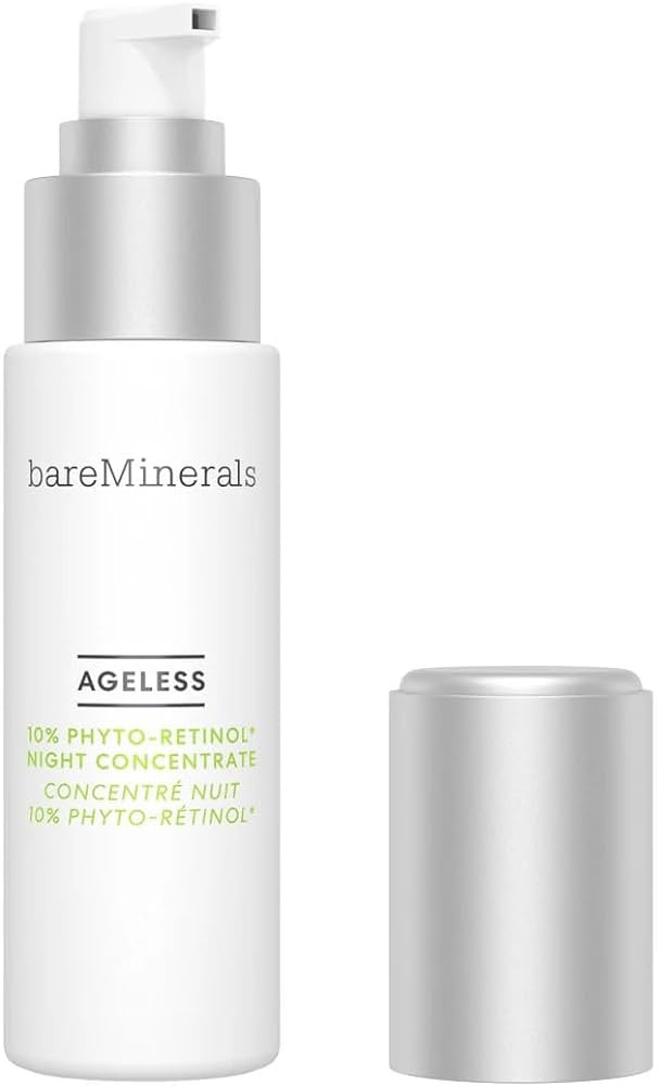 bareMinerals Ageless 10% Phyto-Retinol Night Concentrate with Plant-Based Retinol Alternative + H... | Amazon (US)