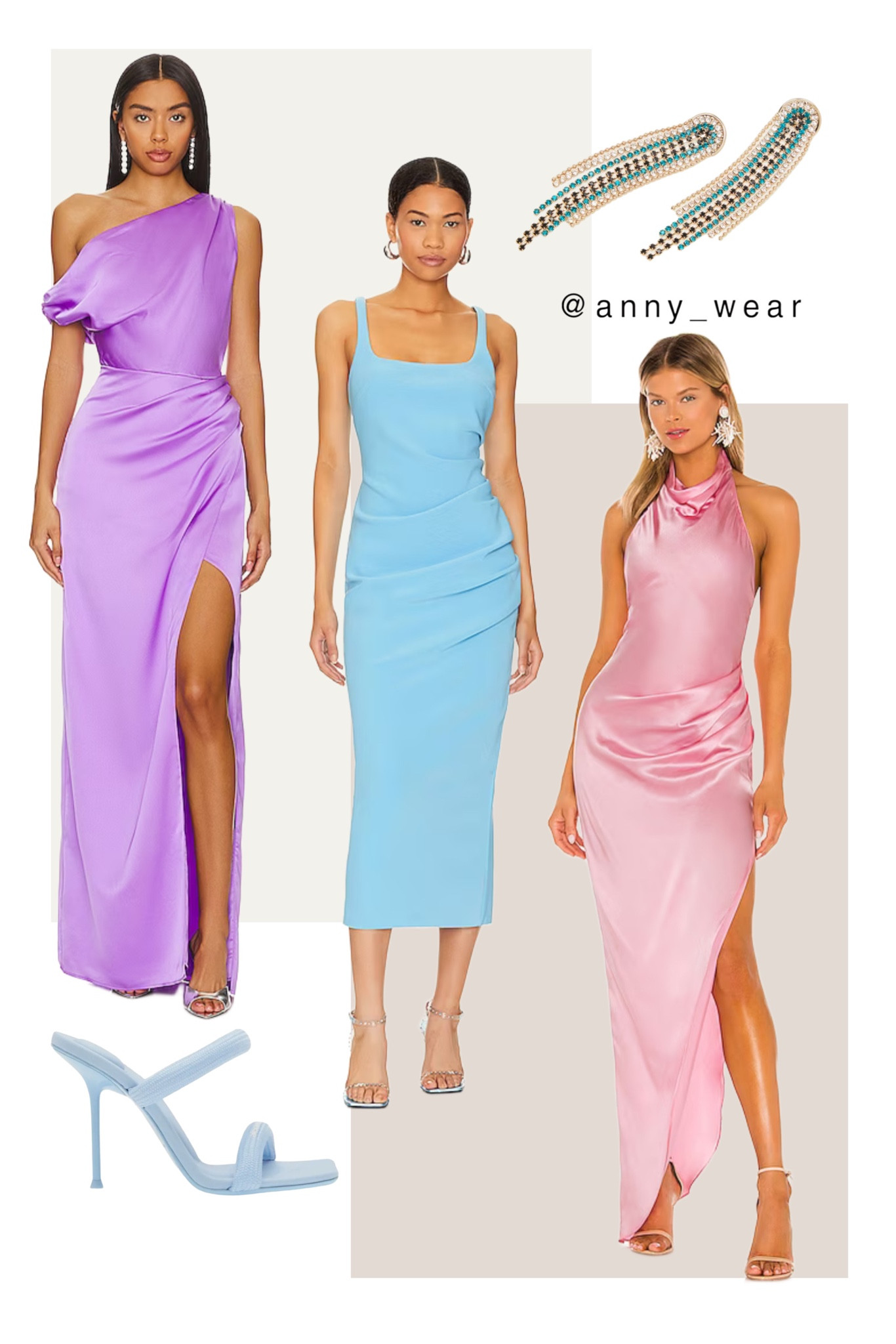 Pink Violet Dresses