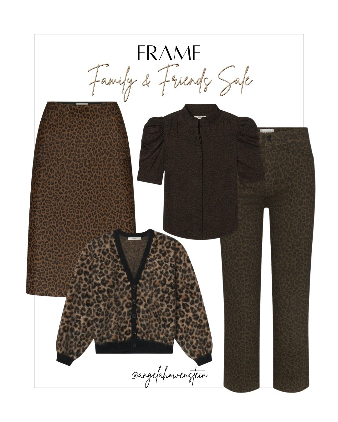 Leopard lovers, this one’s for you!  FRAME’s Family & Friends Sale is on—25% OFF sitewide through September 28. From chic cardigans to sleek skirts + pants, these timeless pieces are wardrobe staples you’ll wear on repeat.

#LTKstyle #LTKfinds #LTKfallfashion #LTKwomen #LTKelevatedstyle #framesale #wardrobestaples #LTKdeal #frame

#LTKSeasonal #LTKSaleAlert #LTKStyleTip
