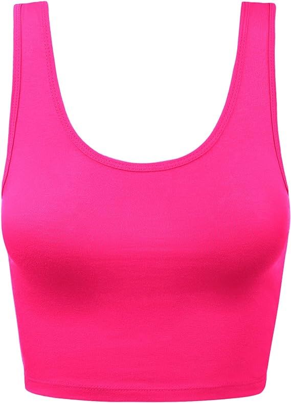 Women's Lingerie Camisole Crop Tank Cotton Racerback Sleeveless Slim Fit Tops | Amazon (US)