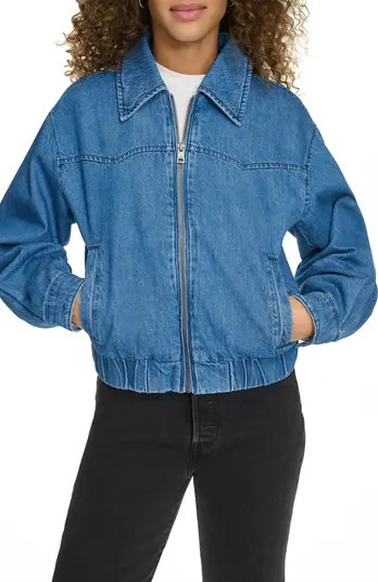 Western Denim Bomber Jacket | Nordstrom