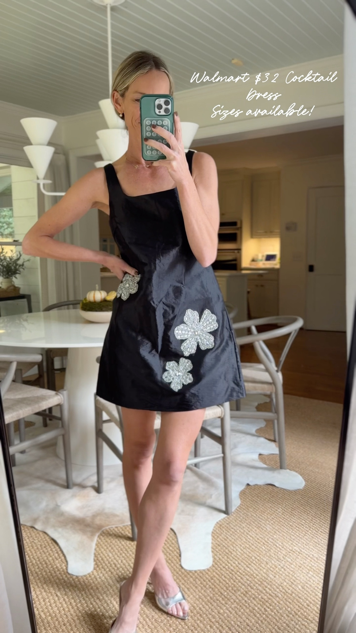 Holy moly act quick! This is seriously the cutest little cocktail dress for $32! I wear an XS. 