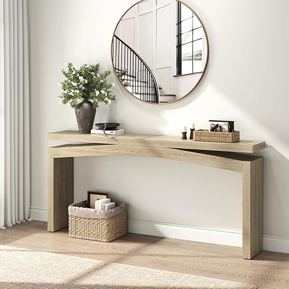 Epecoya Rustic Wood Console Table Entryway 63-Inch, Farmhouse Entrance Tables Narrow Long Wooden,... | Amazon (US)