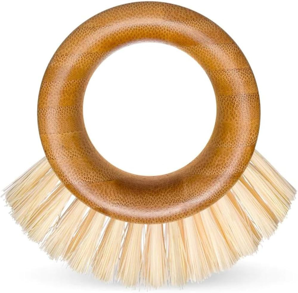 Full Circle The Ring Bamboo Vegetable and Fruit Cleaning Brush - A Versatile Scrubber for Food, I... | Amazon (US)