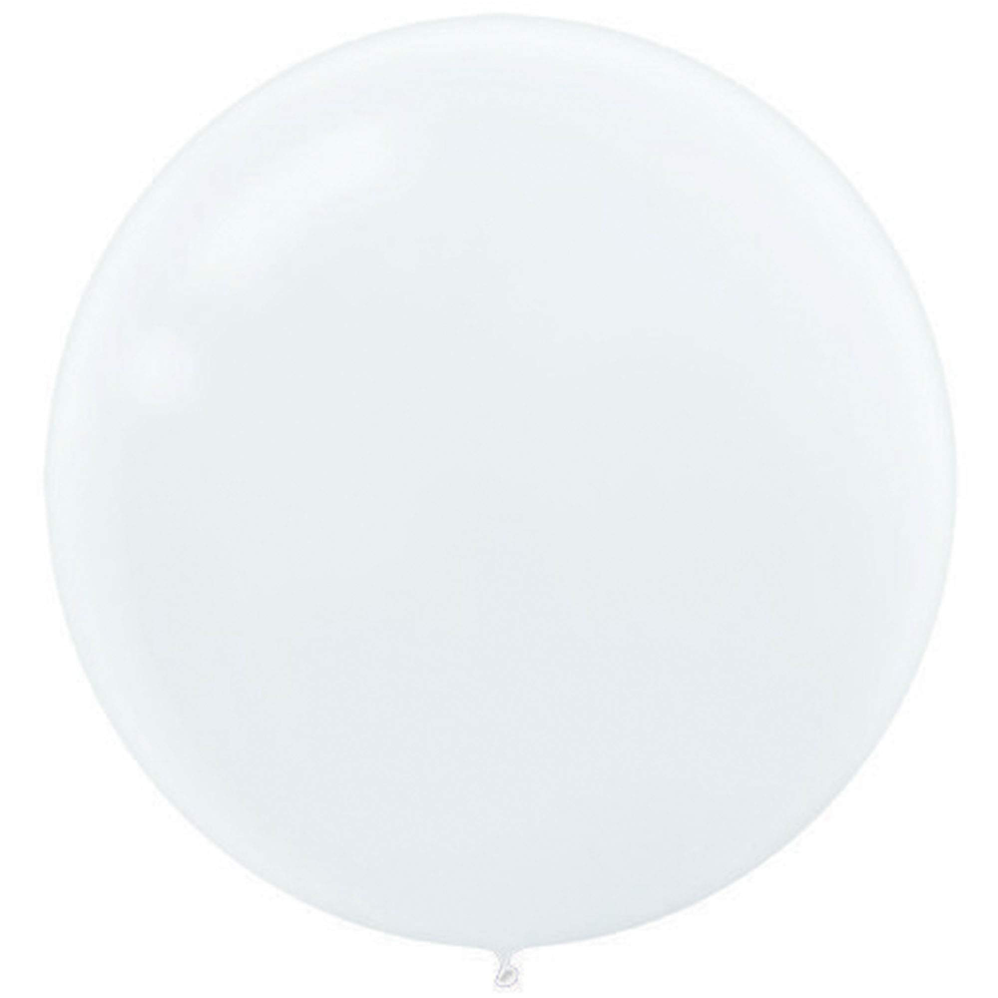 White Round Latex Balloons - 24" (Pack Of 4) - Perfect For Any Event | Amazon (US)