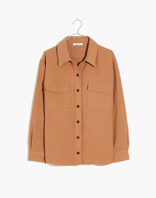 Quilted Oversized Shirt-Jacket | Madewell
