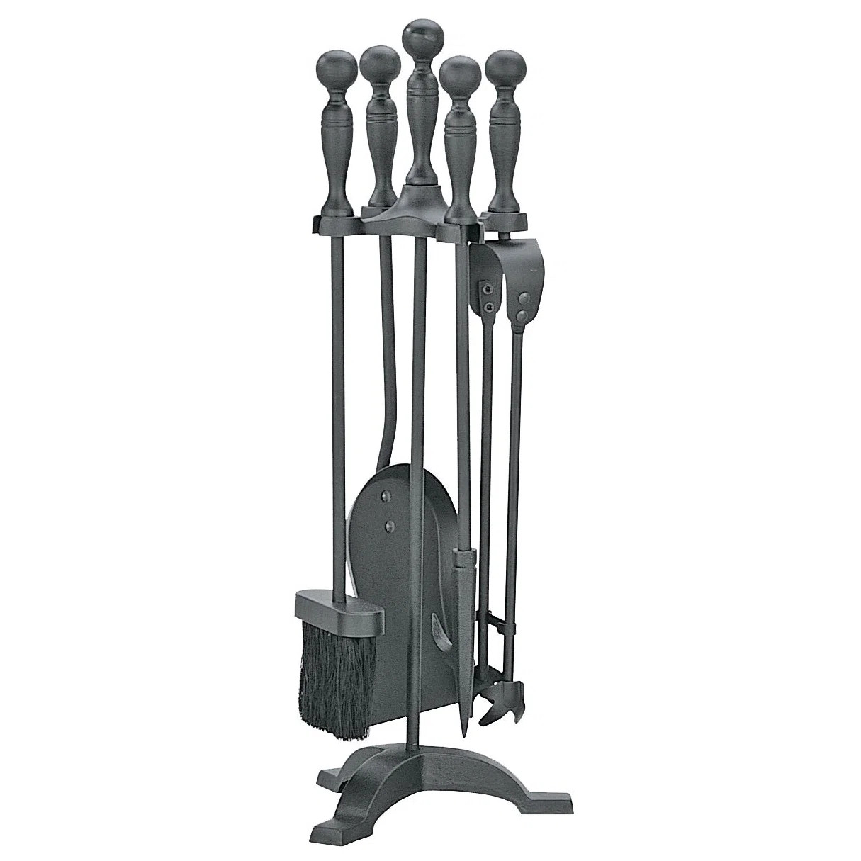 5 Piece Cast Iron Fireplace Tool Set | Wayfair UK