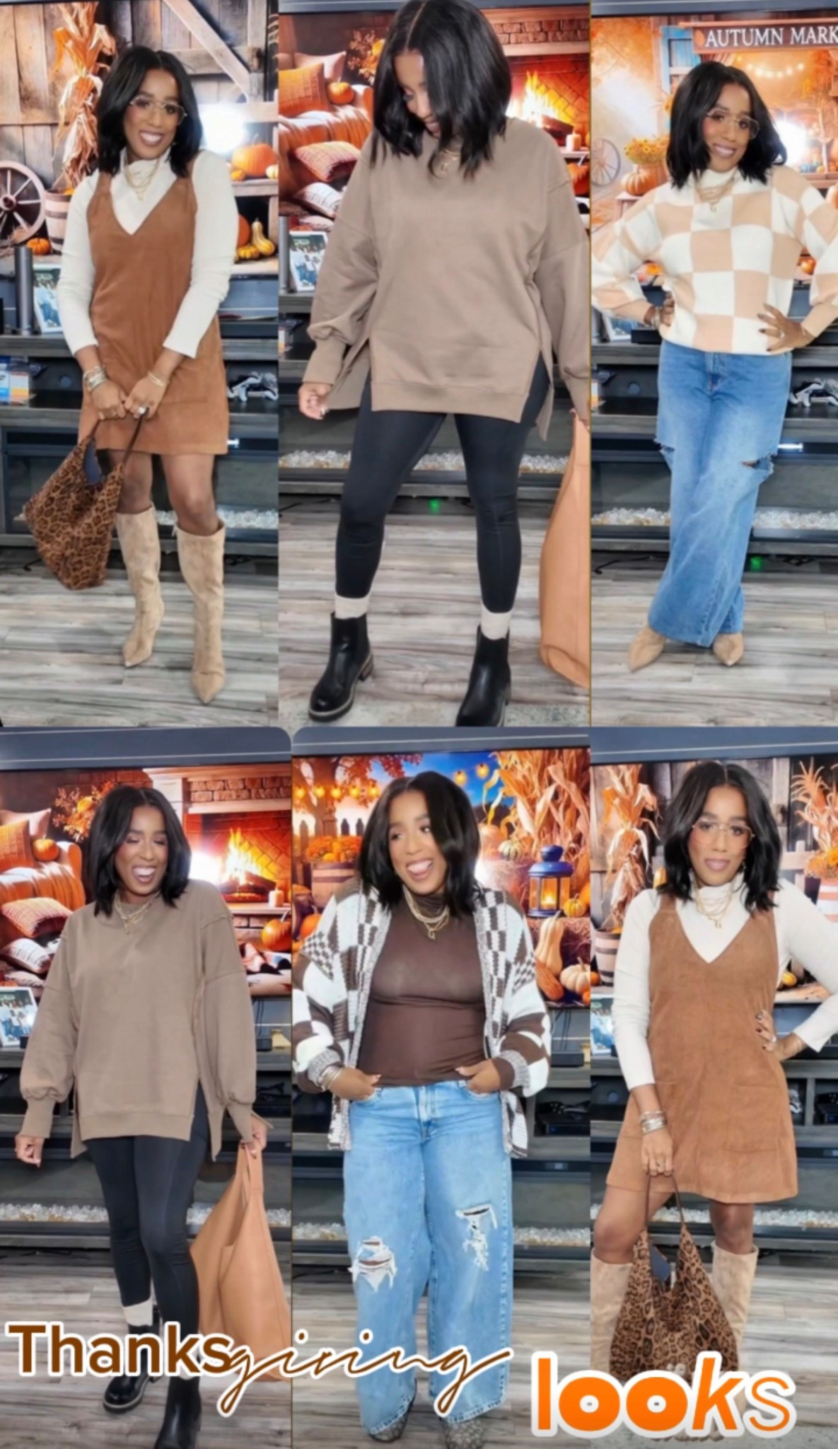 Cozy + cute Thanksgiving outfit ideas all from Amazon and all under $60 🍂🤎
Comfy sweaters, chic layers, cozy cardigans, denim, and the cutest fall dress options you can wear all day with family. Perfect for hosting, dinner, photos, or a casual holiday at home. Everything is linked for you!

I’m wearing: true-to-size tops + medium/large in dresses for a comfy fit.

Shop the looks below ⬇️🛒

#amazonfinds #amazonfashion #thanksgivingoutfit #fallfashionfinds #affordablefashion #amazonstyle #holidayoutfits #falloutfits #cozyfallstyle #amazonunder60 #thanksgivingstyle #ltkfall #ltkfashion #ltkseasonal #ltkholiday #fashionover40 #momstyleinspo #everydaystyle 

#LTKFindsUnder50 #LTKFindsUnder100 #LTKHoliday