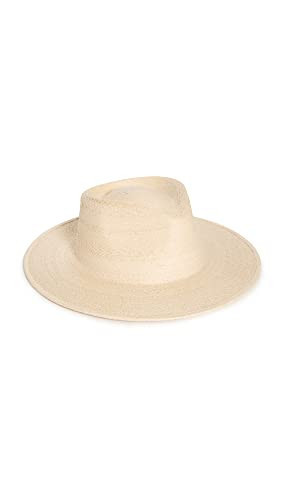 Brixton Women's Marcos Straw Fedora, Natural, Tan, L | Amazon (US)