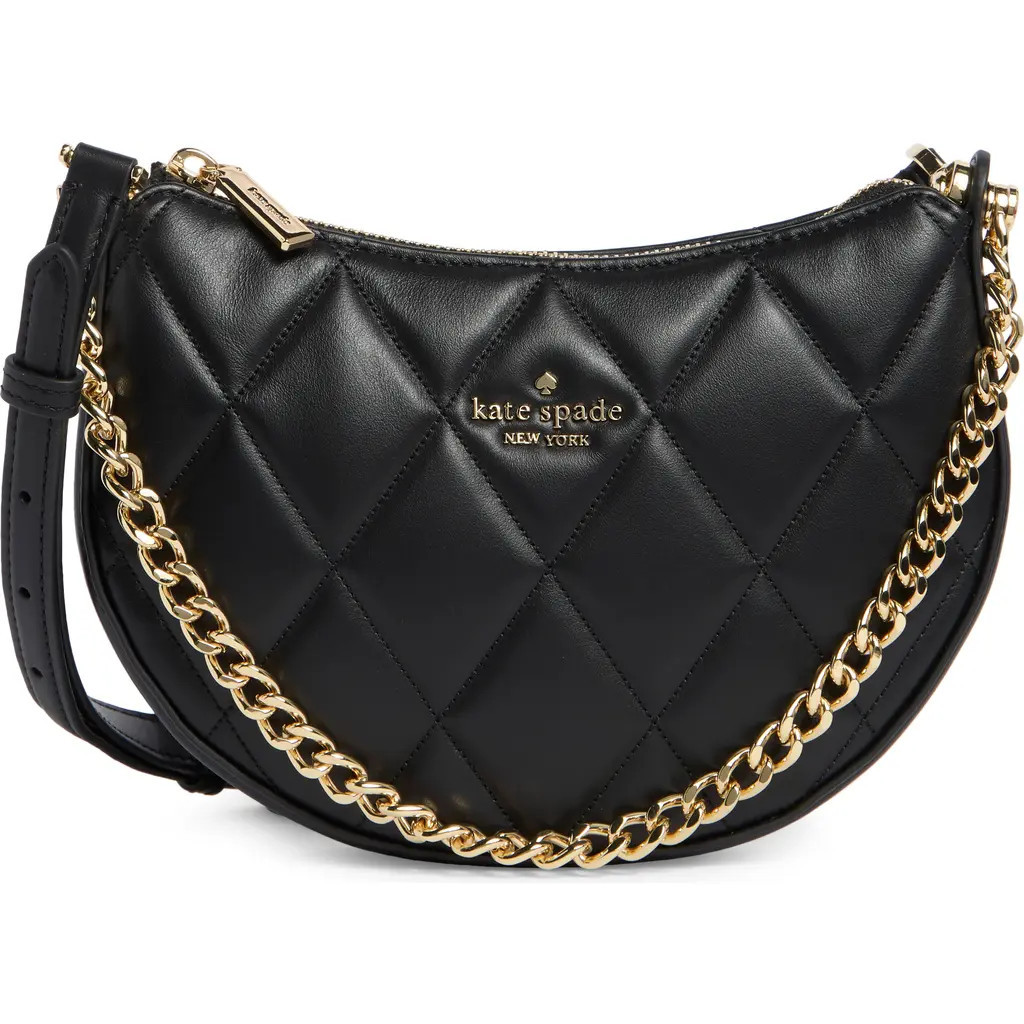 Kate Spade New York carey quilted crossbody bag in Black at Nordstrom Rack | Nordstrom Rack