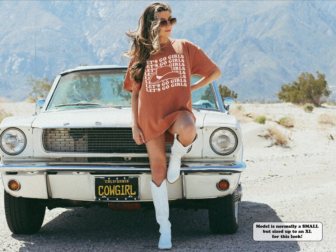 Let's Go Girls Shirt Comfort Colors Bride Shirt Nashville Bachelorette Shirts Coastal Cowgirl Shi... | Etsy (US)