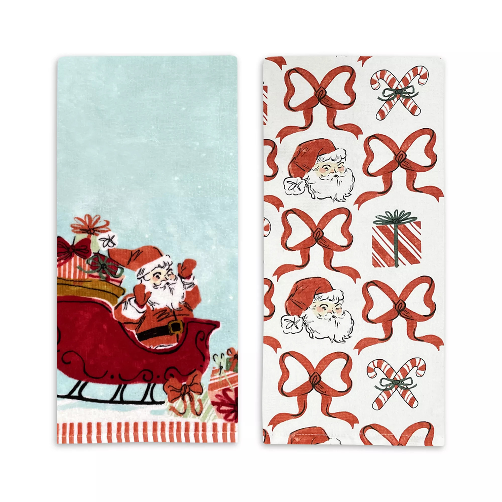 St. Nicholas Square® Santa Kitchen Towels 2-pk. | Kohl's