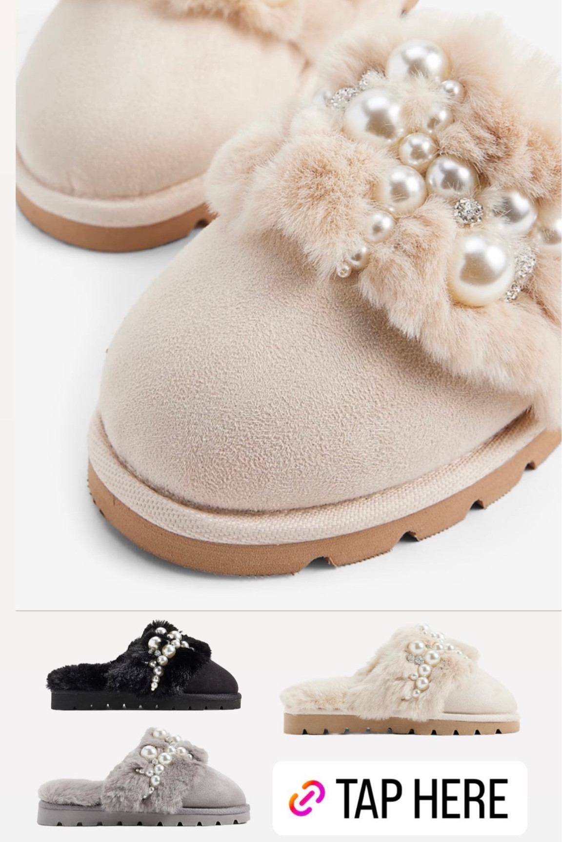 These embellished slippers are the perfect accessory to gift or purchase for yourself this Holiday season

#LTKfit #LTKHoliday #LTKunder50