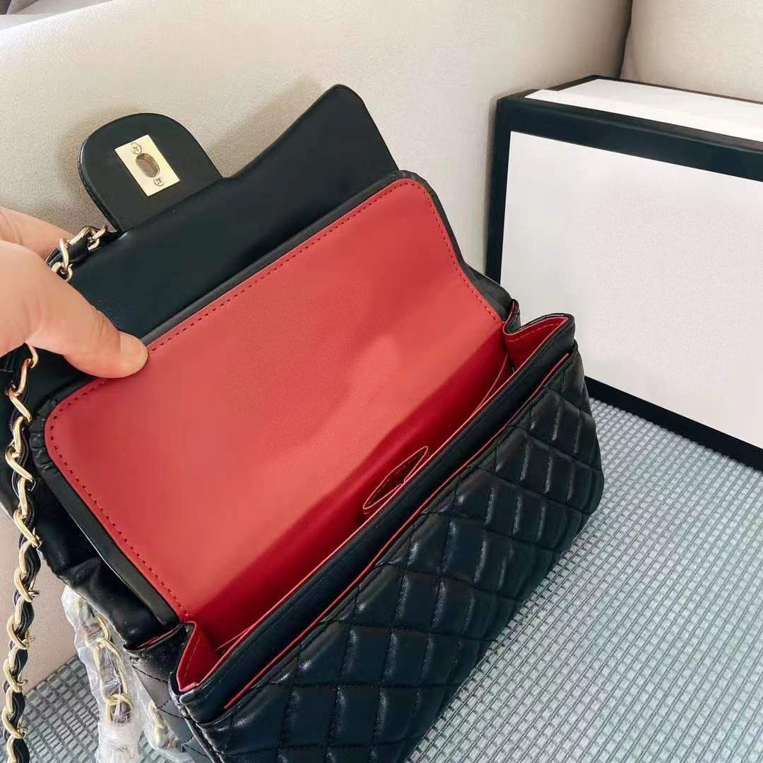 Top Designer bag Handbag Shoulder Chain Bag Clutch Flap Totes Bags Wallet Check Velour Thread Pur... | DHGate