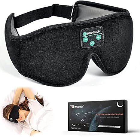 Sleep Mask with Bluetooth Headphones, 3D Bluetooth Sleep Mask with Ultra Thin Speakers, Wireless ... | Amazon (US)