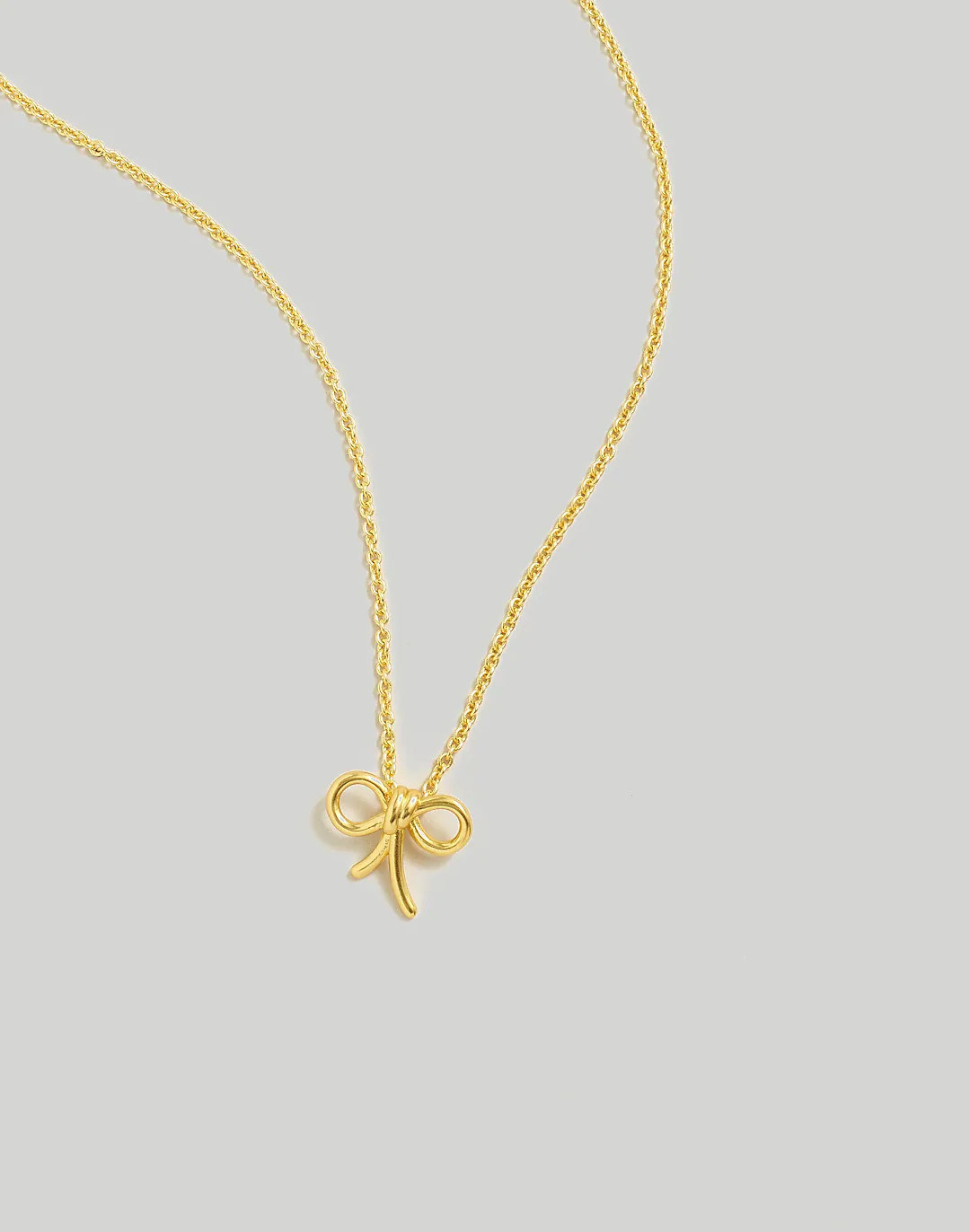 Bow Pendant Necklace | Madewell