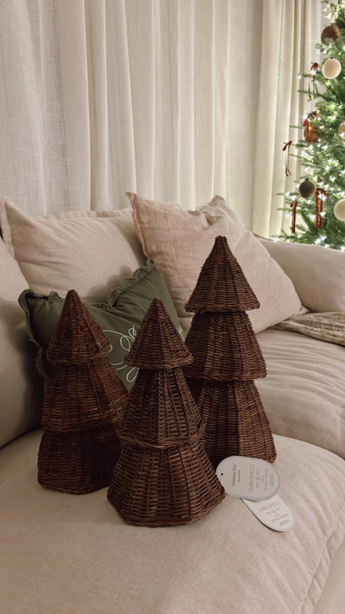 rattan trees 🤎 

#LTKHome #LTKHoliday #LTKSeasonal