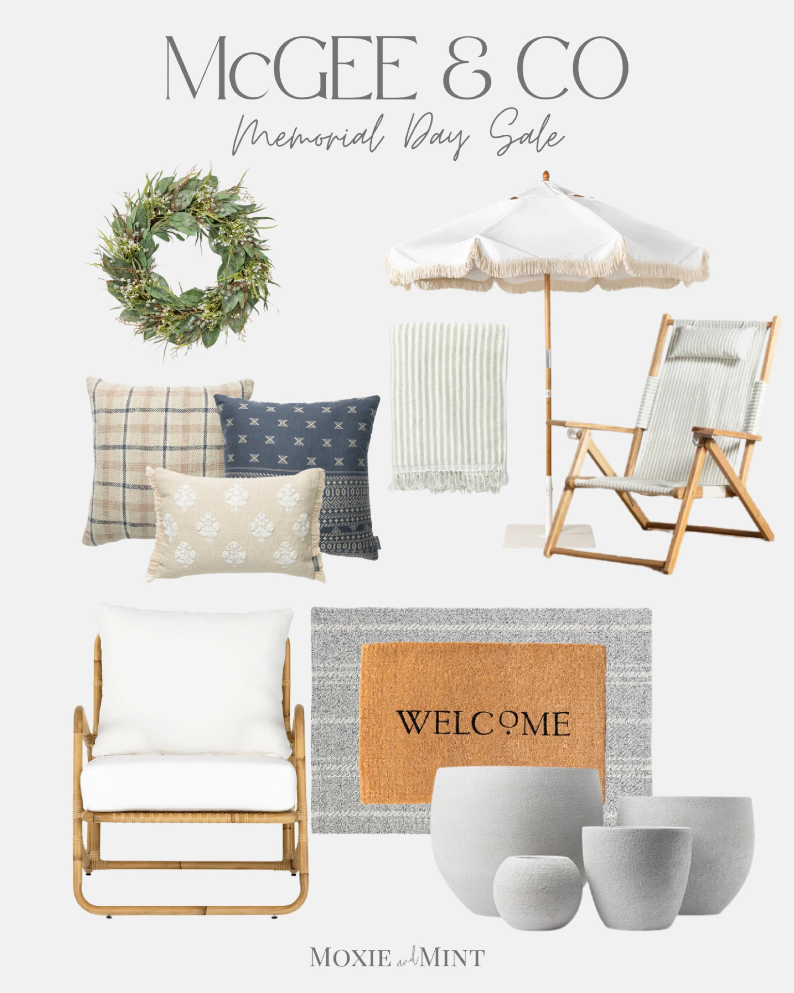 McGee and co sale / Memorial Day / outdoor furniture / front porch / spring throw pillows / studio McGee / patio decor

#LTKsalealert #LTKhome #LTKSeasonal