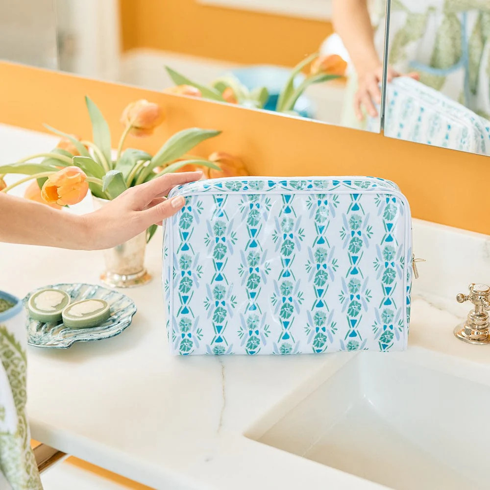 Large Patterned Toiletry Bag | Weezie Towels