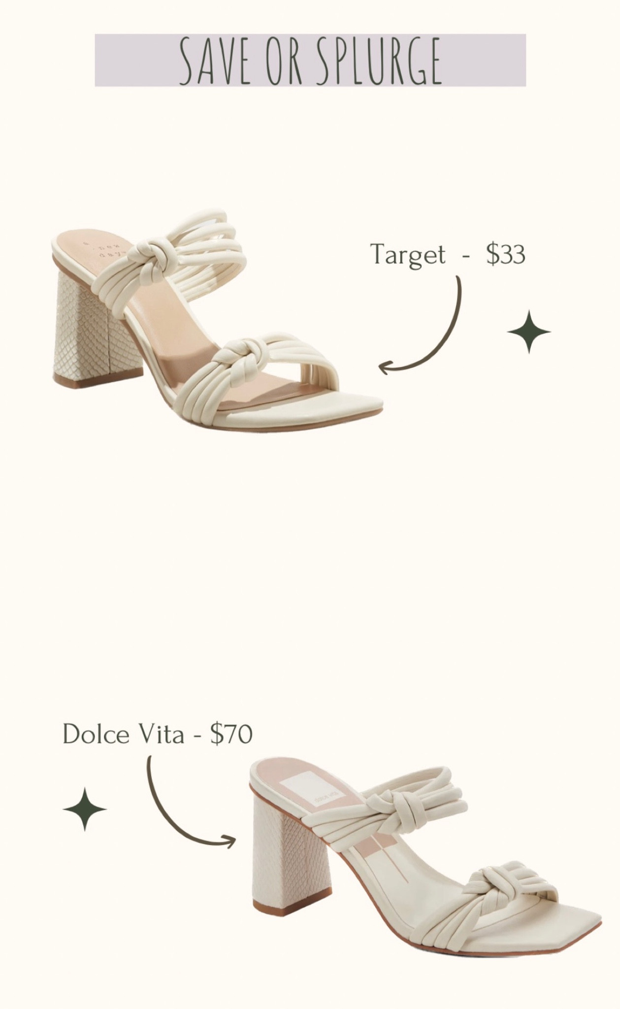 Save or Splurge - Target vs. Dolce Vita Heels

#LTKwedding #LTKshoecrush #LTKfit