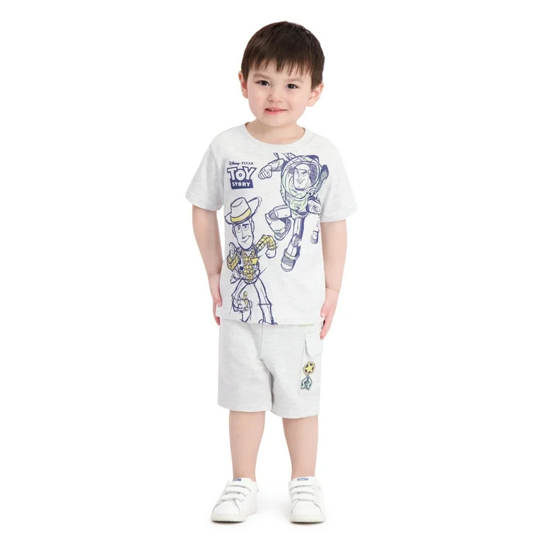 Toy Story Toddler Boy 2-Piece Short Set, Size 2T-4T - Walmart.com | Walmart (US)