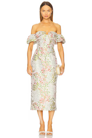 ELLIATT Calaantha Midi Dress in Multi from Revolve.com | Revolve Clothing (Global)