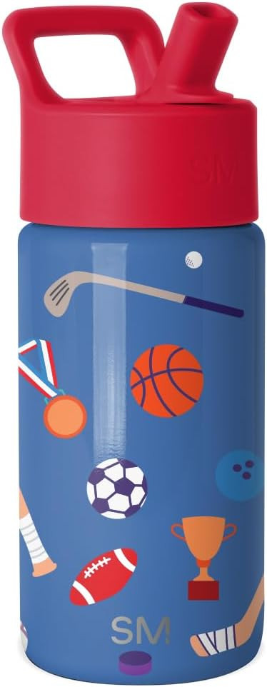 Simple Modern Kids Water Bottle & Toddler Cup | 14oz | Sports | Insulated Stainless Steel Toddler... | Amazon (US)
