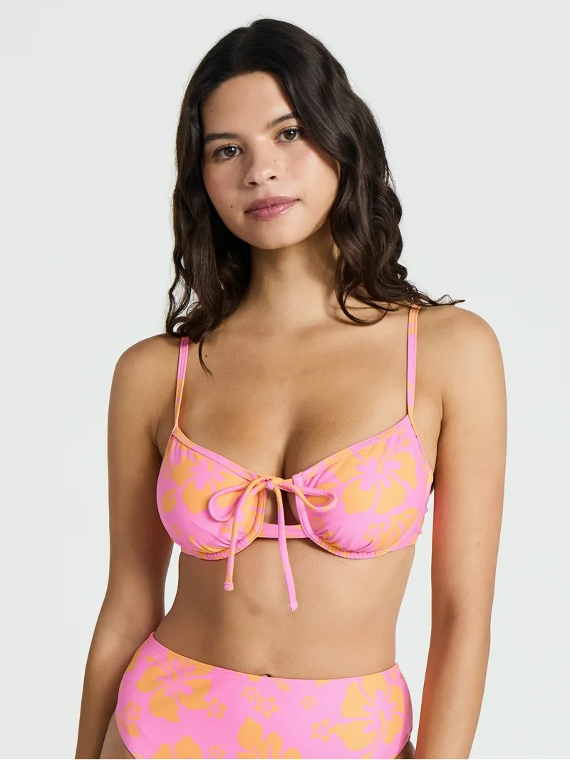 No Boundaries Underwire Bikini Top, Women’s | Walmart (US)