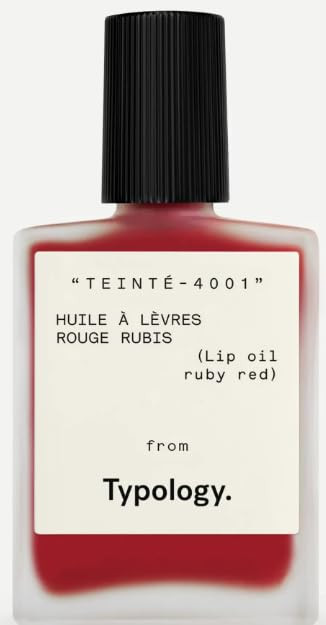 Typology Tinted Lip Oil - Shade 1 Ruby Red & Complimentary Sheet Masque | Amazon (US)